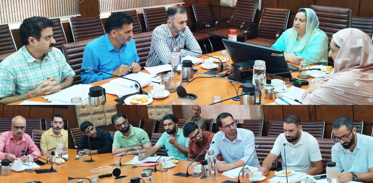 'Model Recruitment Rules for GMCs to be notified by 30 th Sept: Sakeena Itoo'